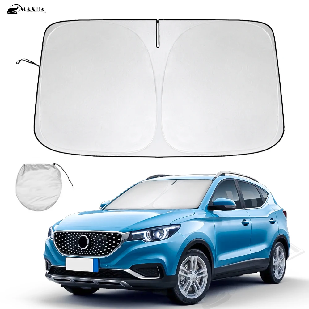 Car Windshield Sun Shade For MG ZS EV 2017 2018 2019 2020 2021 2022 2023 EZS Accessories Reflector Sunshade Offers Protection