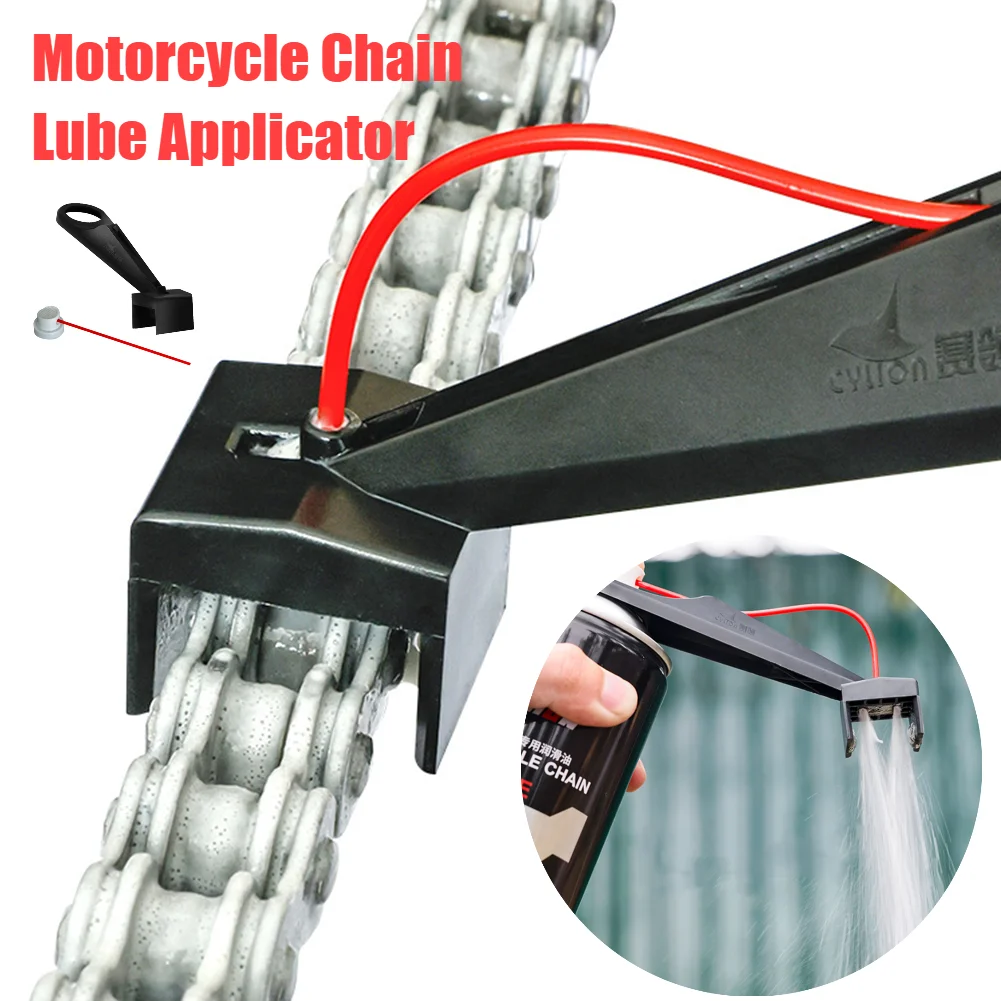 Motorrad Kette Lube Applikator Motorrad Kette Lube Öler Werkzeug Chain-Free Kette Wachs Kette Reiniger Befestigung Moto Reinigung