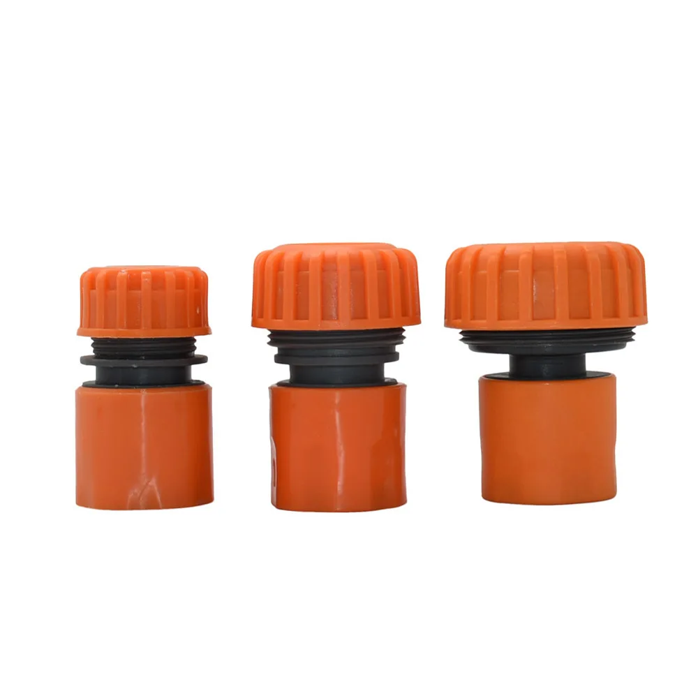 Irrigation Garden Hose Quick Connector 1/4 3/8 1/2 3/4 1 Inch Water Pipe Fitting Stop Connector Drip Irrigation System Coupler