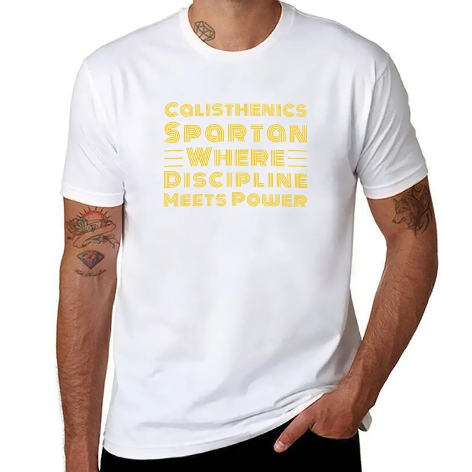 

Calisthenics Spartan: Where Discipline Meets Power. T-Shirt man t shirts graphic t shirts for man graphic vintage T-Shirt