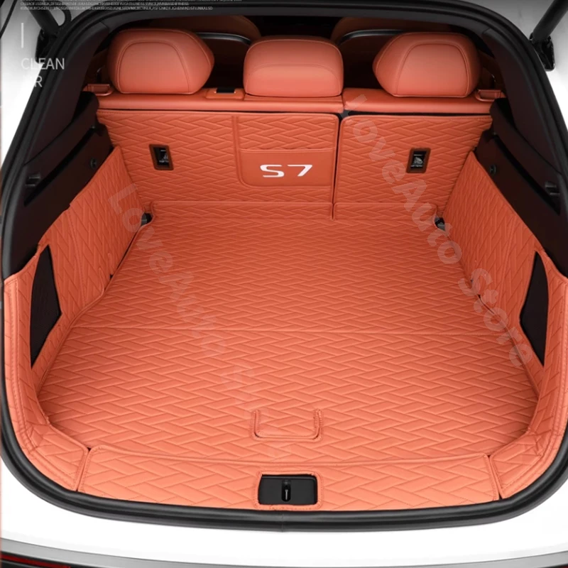 

For Changan Deepal S7 2023 2024 Car All Inclusive Trunk Mats Cargo Liner Pad Full Cover Case Carpet Rug Pad Accessories