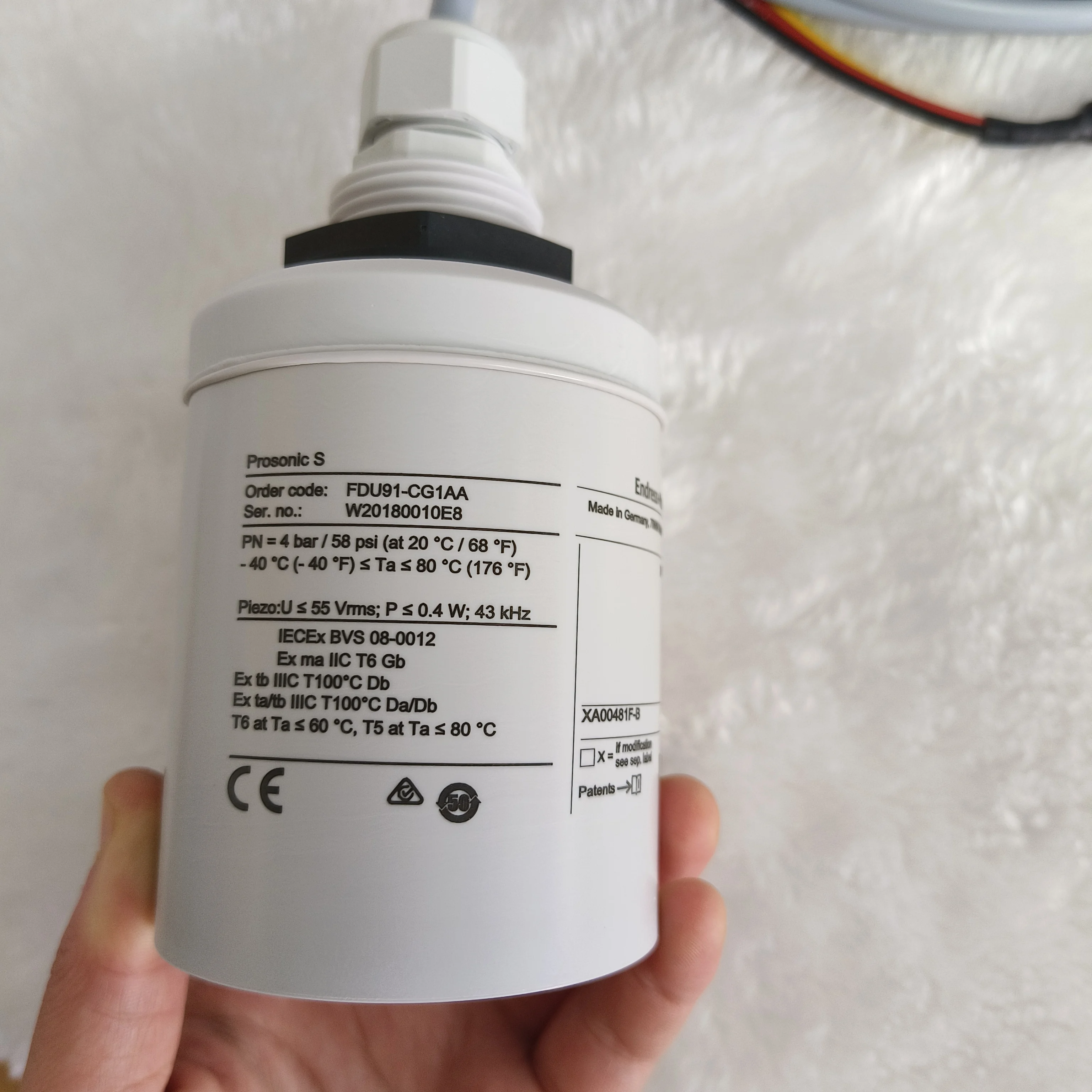 Endress+Hauser E+H Ultraschallmessung Time-of-Flight Prosonic FMU90 FDU91