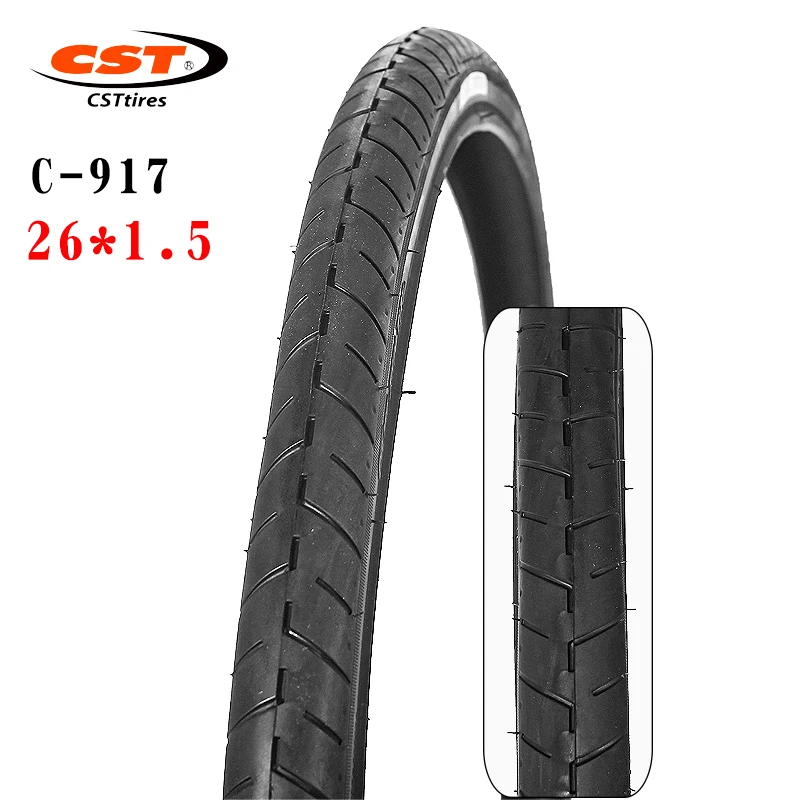 CST 26 inch Mountain Bike tiresC-917 Bicycle Accessories 26*1.5 Wear Resistant 38-559 40-60PSI Bicycle Tyre