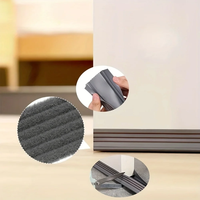 1PC 93cm/36.61in Door Bottom Guard Weatherstrip Sea Felt Draft Stopper Dustproof Insect Prevention Draught Excluder Noise