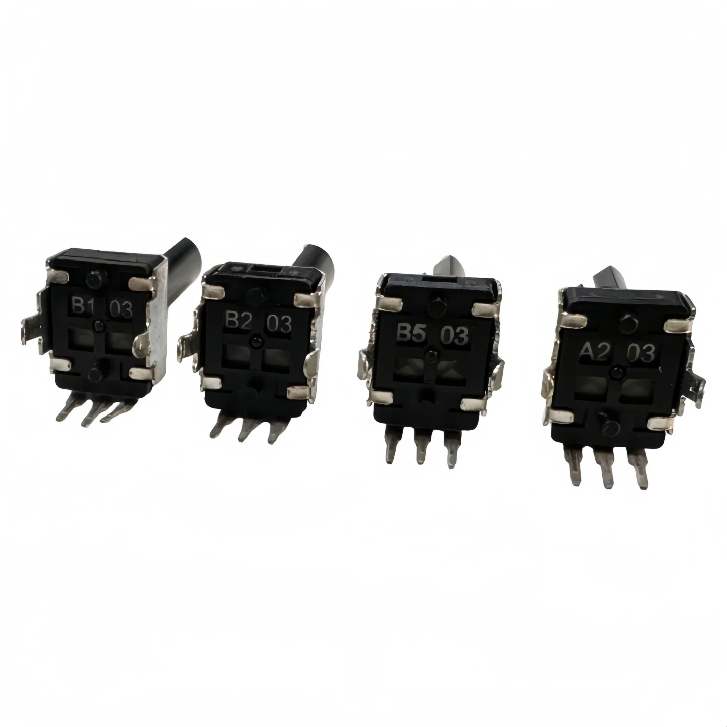 5 Stuks Rv09 Type Verticale Enkele Potentiometer Met Centrum Klik Op B 10K B 20K B 50K R0902n B103 B503 Pinnen D Schacht Lengte 23Mm