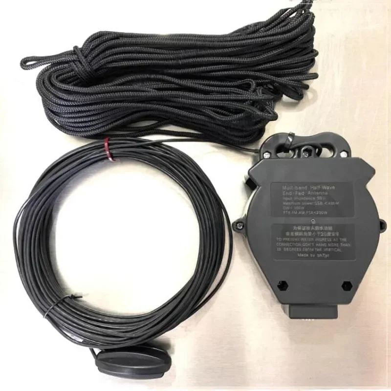 400W High Power Amateur Radio Wire Aerial for Shortwave Transceiver Eight Band HF End Fed Antenna No Tuner Required