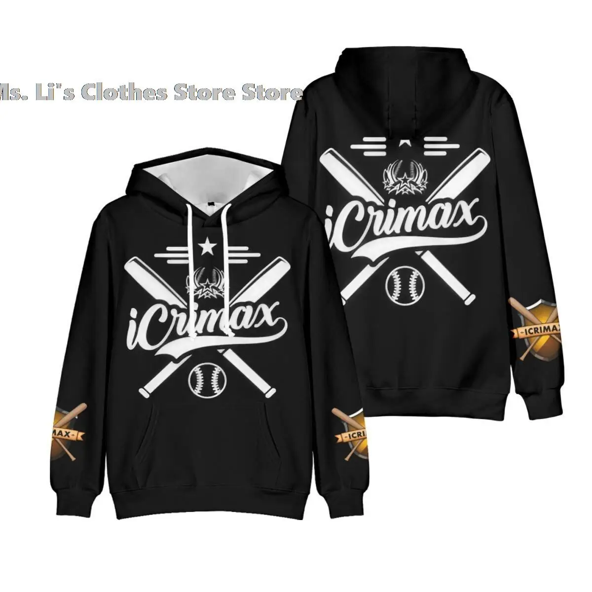 

Icrimax Merch Толстовка свитшоты унисекс пуловер хип-хоп Уличная одежда худи для подростков горячая Распродажа детская одежда 2022 верхняя одежда