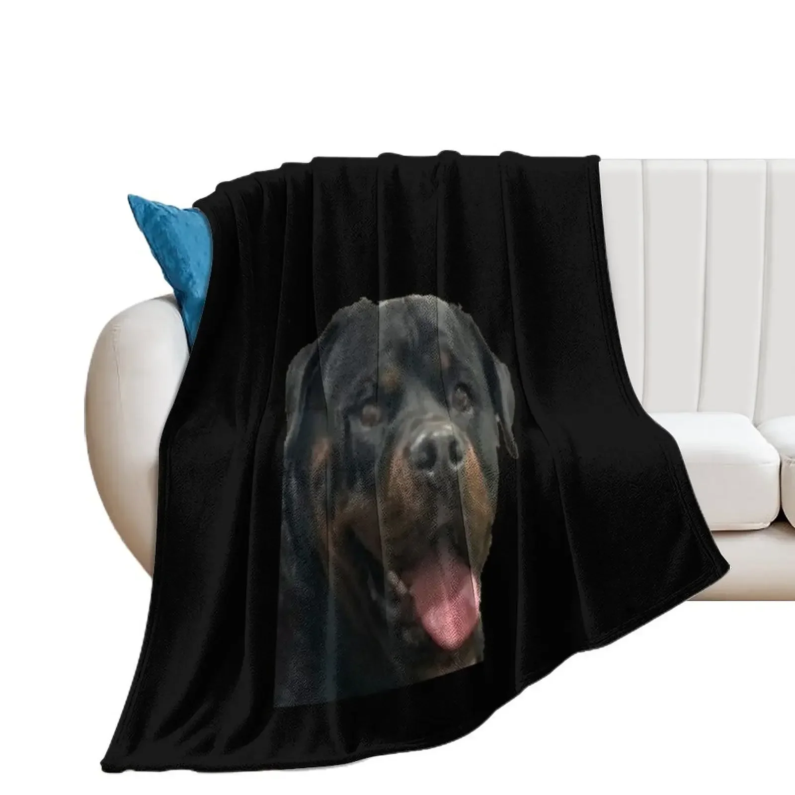 

Rottweiler Tongue Out Throw Blanket Moving Blankets For Sofas Sofa Blankets