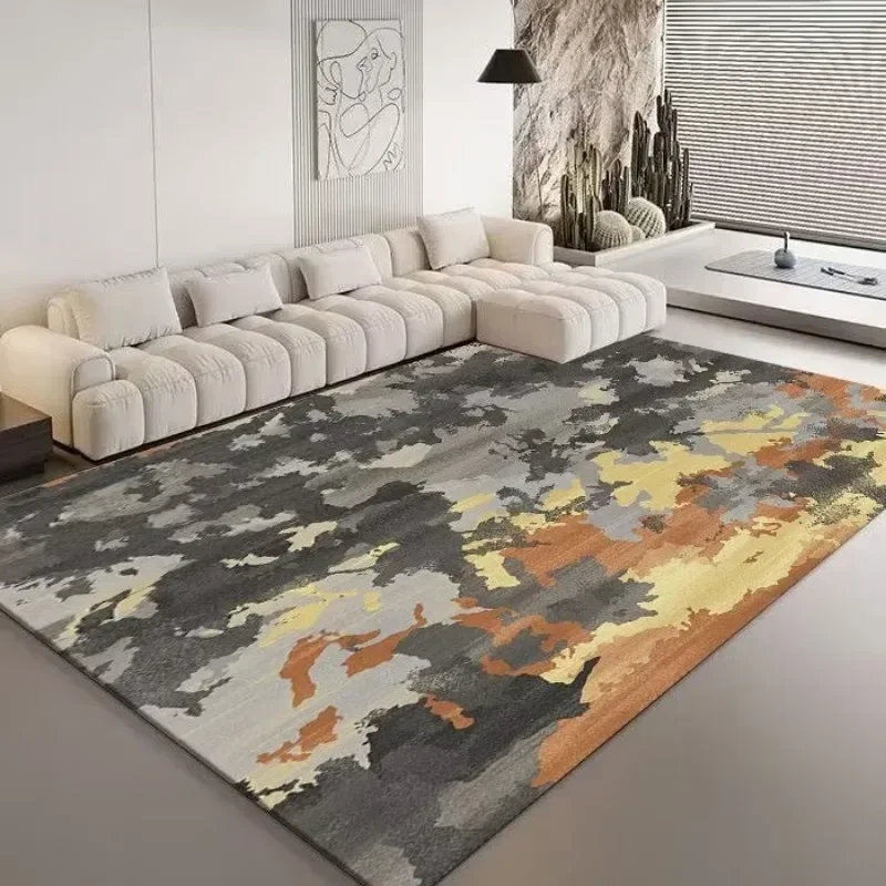 3D Ink Painting Fashion Decoration Bedroom Carpet Non-slip Aesthetic Floor Mat Large Sofa Beside Area Rug for Living Room Decor