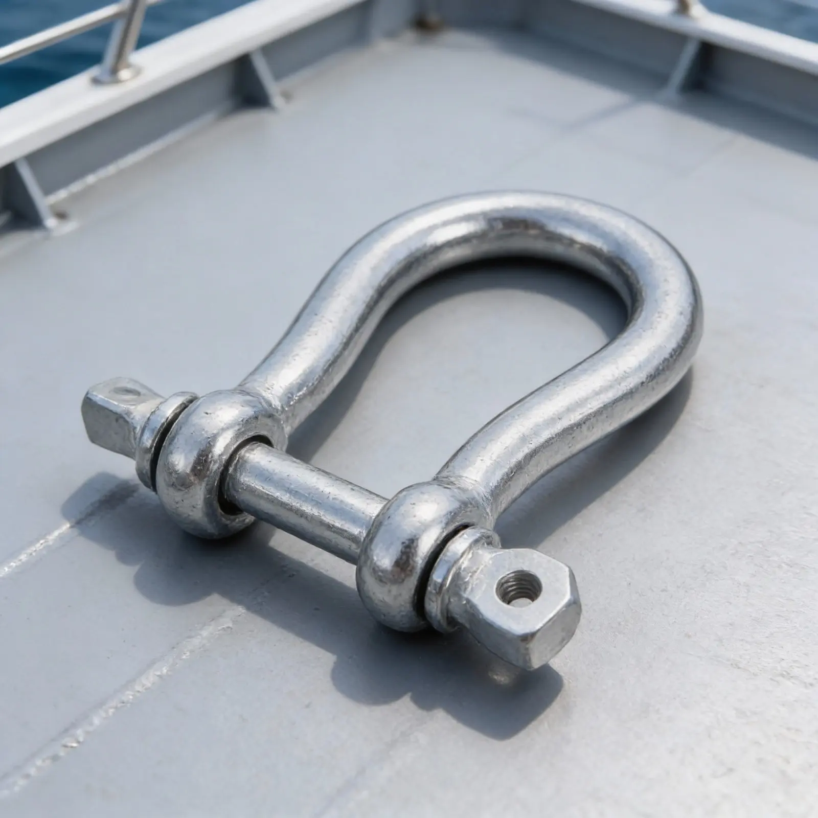 4Pcs Marine Twisted Clevis Shackle Stainless Steel Heavy Duty Anchor Shackle for Sailing Fishing Rigging Lifting Dock Mooring