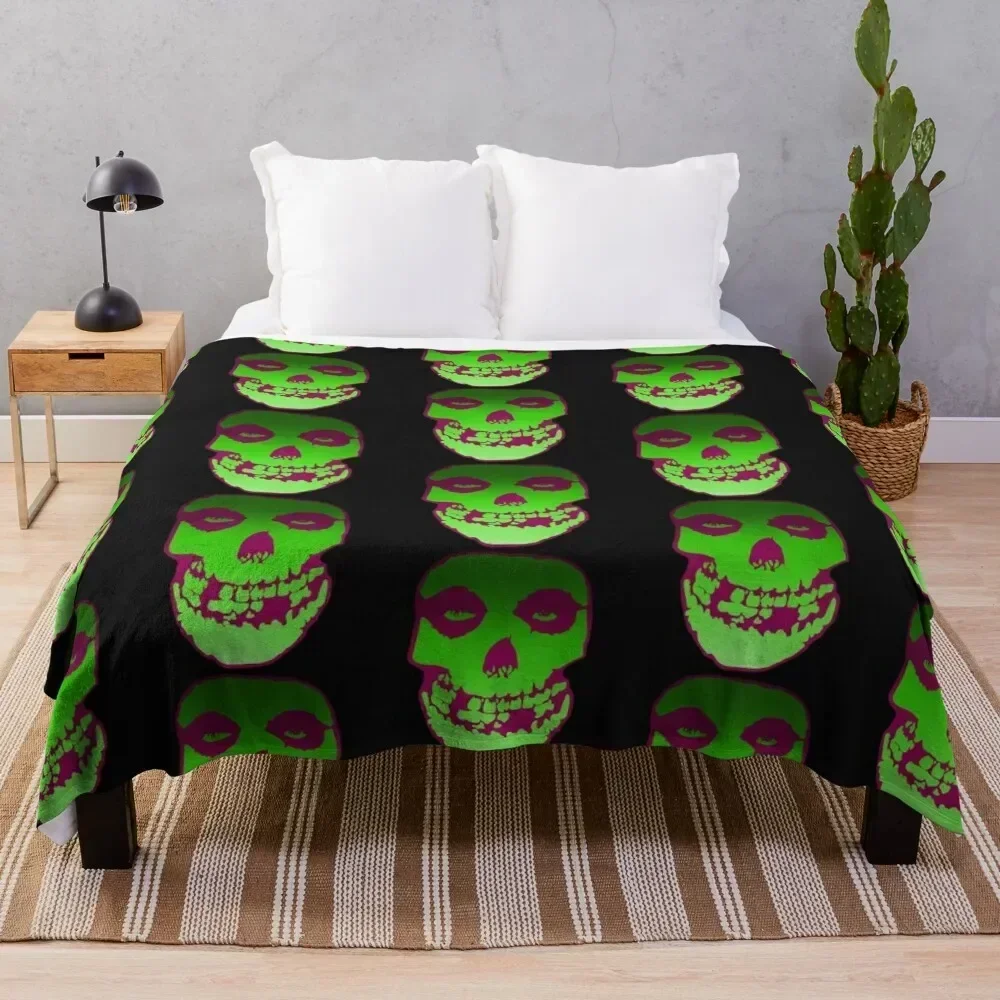 

Glowing misfit Throw Blanket Bed Fashionable Personalized Gift Beach Multi-Purpose Blankets