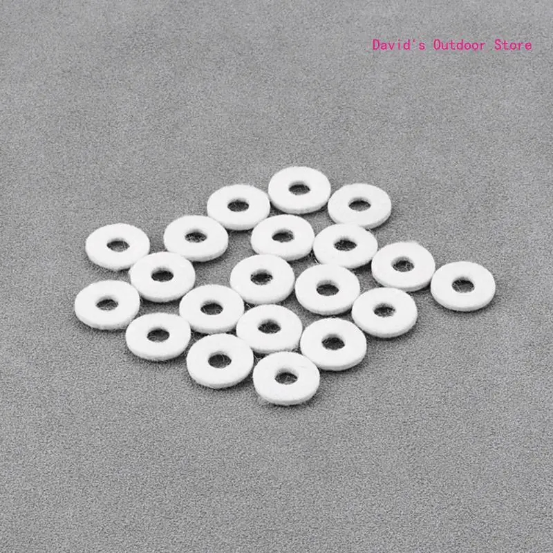 

20Pcs Brass Trumpets Musical Instrument Trumpet Valves Felt Washers Replacements X3UA