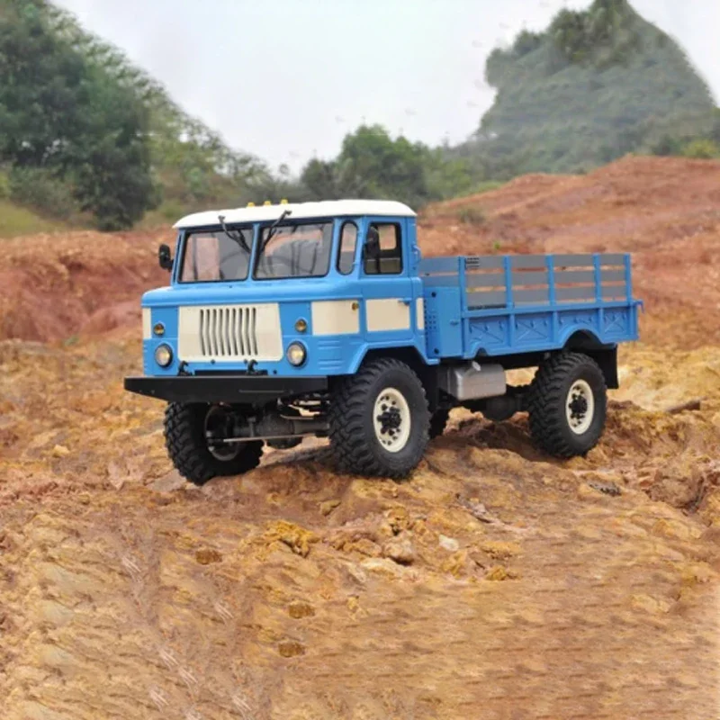 CROSSRC 1/12 GC4 RC 4WD KIT model montażowy elektryczny rosyjski GAZ66 Gass Hardshell ciężarówka wojskowa pojazd terenowy zabawki