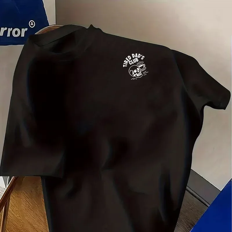 Featuring Unique And Creative Patterns Motorcycle Double Sided Print T-Shirt Men Summer Short-sleeve O-Neck Casual Tops