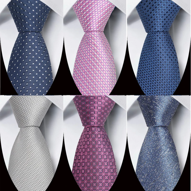 Cravatte da uomo nuove classiche Cravatte da 8 cm a pois per affari formali Cravatte da festa aziendali di lusso per matrimoni Gravatas regalo