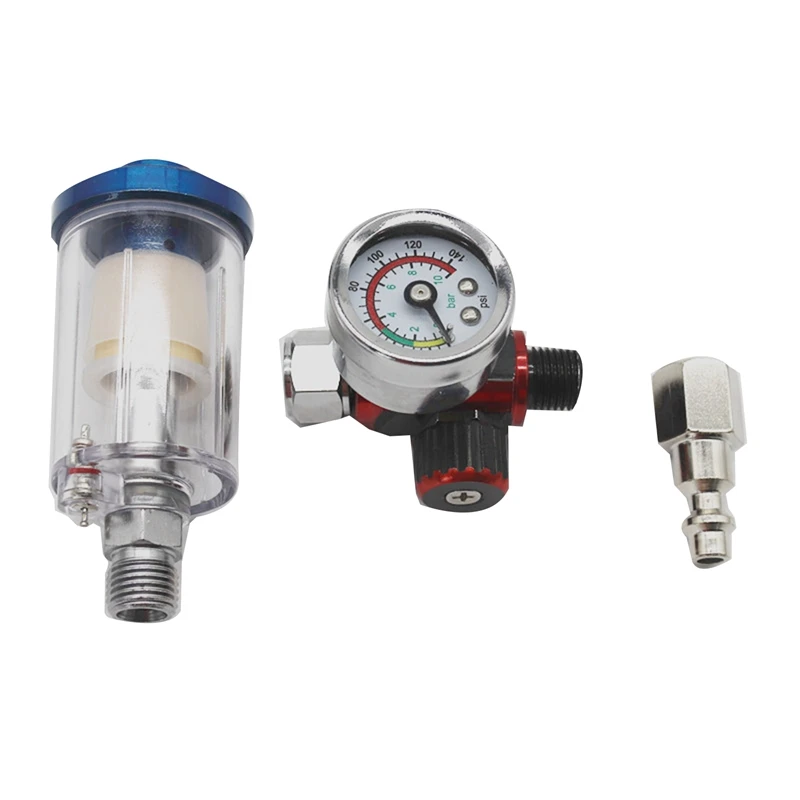 Spray Air Regulator Gauge & Air Spray Filter Tools vernice Spray Regulator Spray Air Regulator