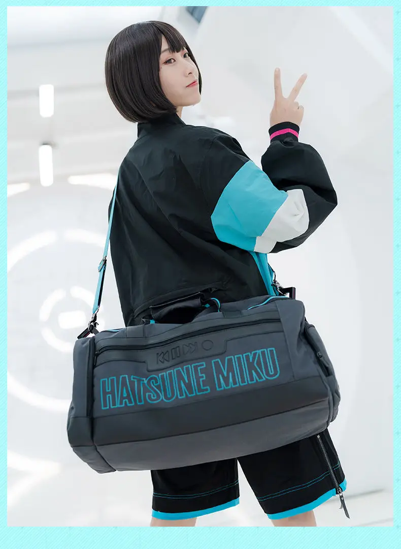 

Hatsune Miku Backpack Anime Figure Bag Kawaii Travel Knapsack Student Toys Birthday Gifts