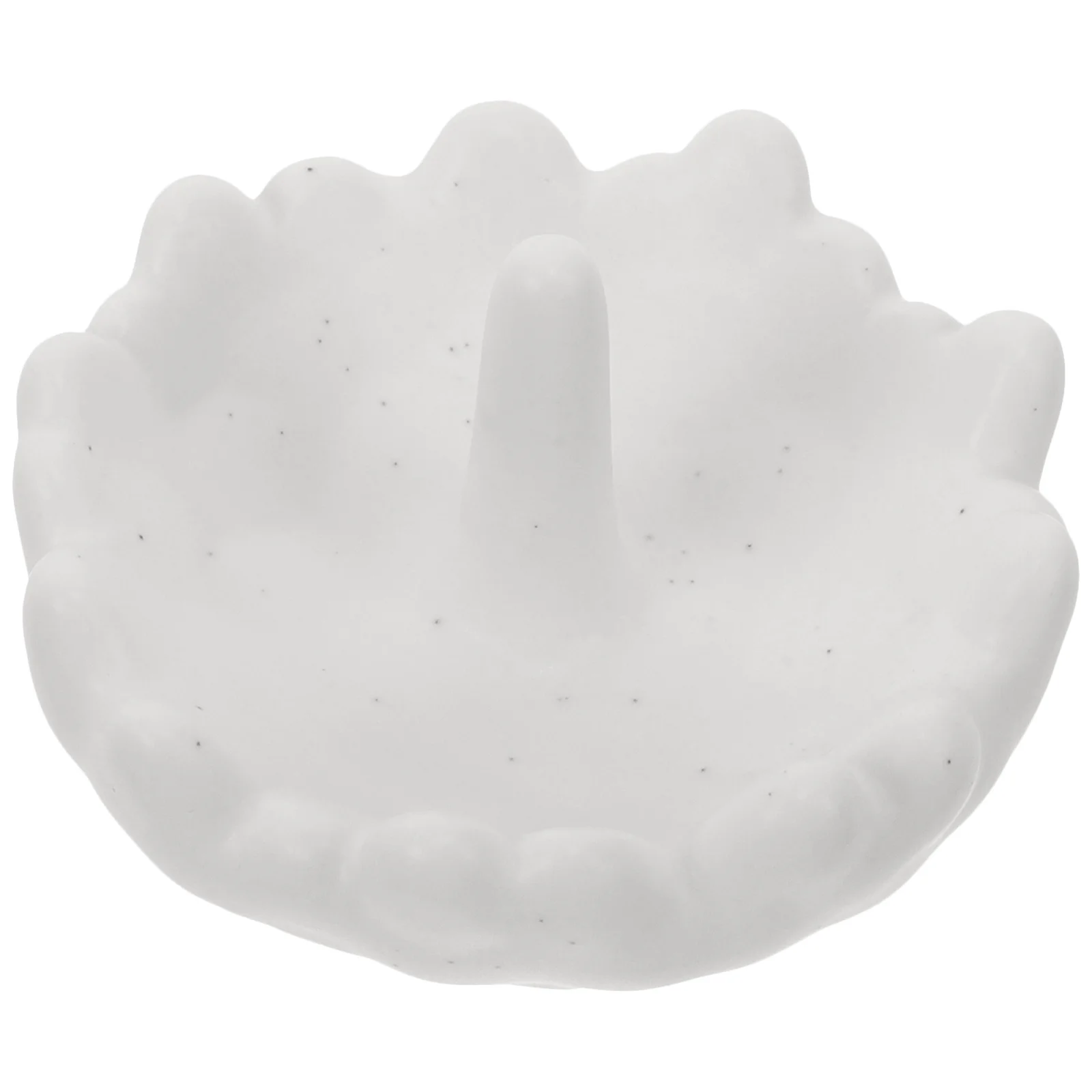 

Ceramic Jewelry Tray White Durable Easy Clean Jewelry Storage Plate Ring Holder for Rings Earrings Necklaces Trinket Tray