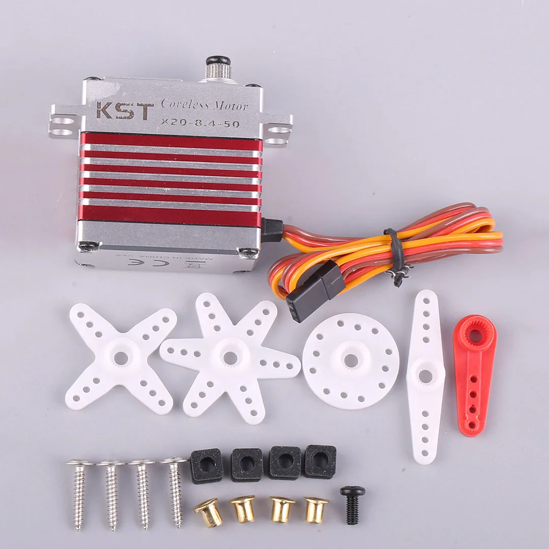 KST X20-8.4-50 V8.0 デジタル HV サーボ 45KG 高トルク CNC メタルギア ロボット/産業用アーム用 (8.4V、プログラマブル、防水)