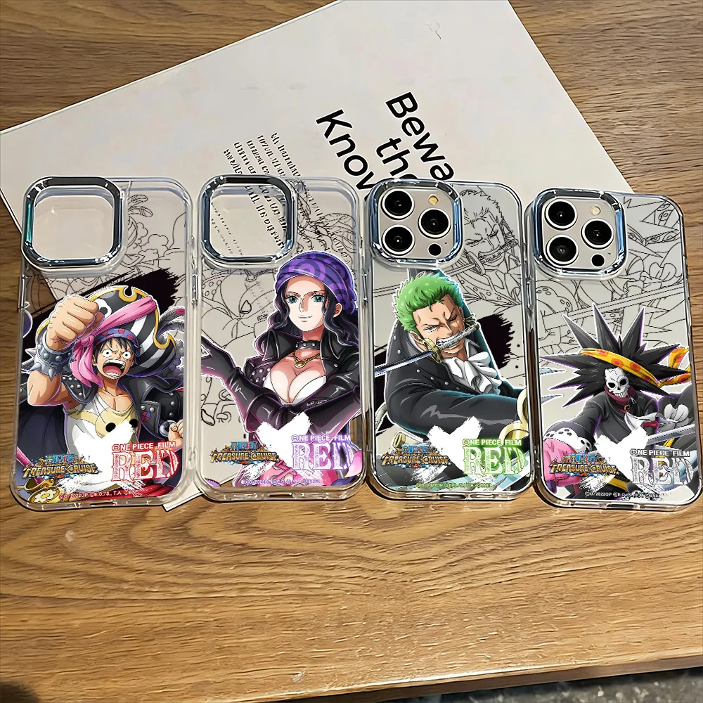 Ones Pieces Luffys Zoros Cool Phone Case for Samsung Galaxy S26 S25 S24 S23 S22 S21 FE Ultra Edge Plus 4G 5G Clear Soft Cover