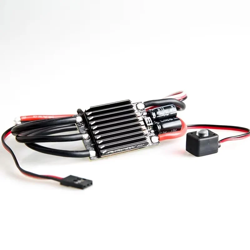 

RhinoESC Mini Comp Crawler ESC AM32 80A 2-8S BEC 5.2~8.2V Electronic Speed Controller for RC Car One USB Link For Free Parts