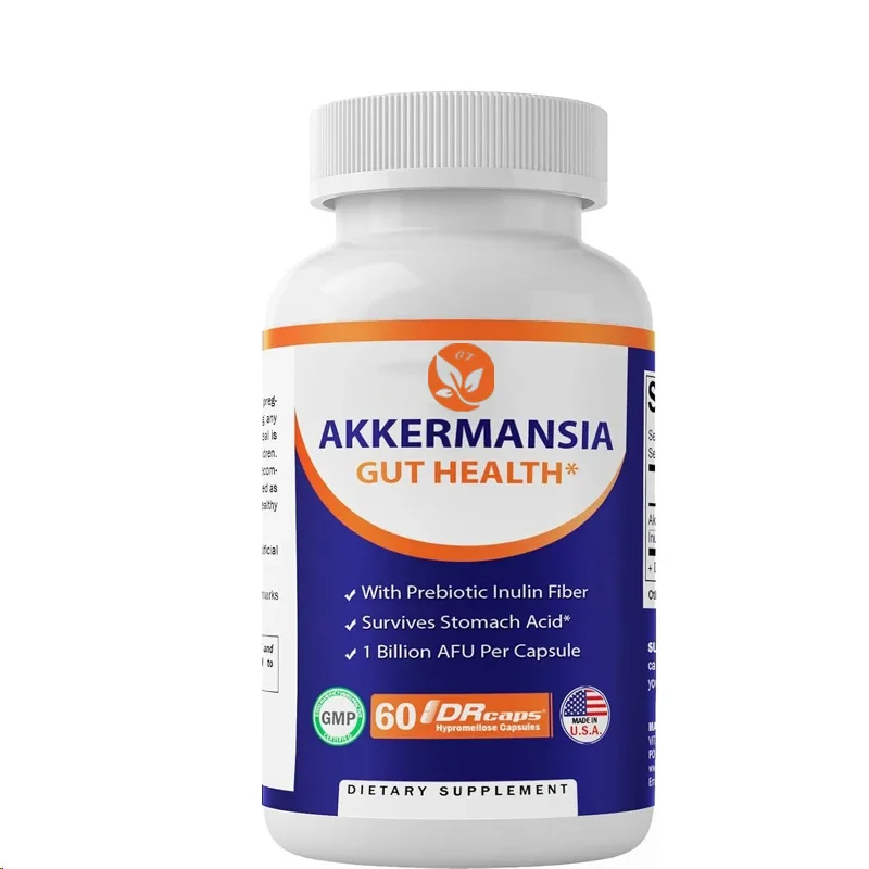 

Vitamin Akkermansia Muciniphola For Intestinal -60 Capsules Dr - Made From Prebiotic Inulin Fiber