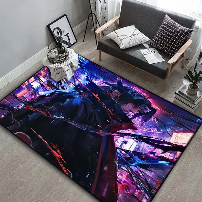 L-Itachi Uchiha ,Carpet Rug for Living Room Bedroom,Kitchen Doormat Bathroom Anti-slip Floor Mat