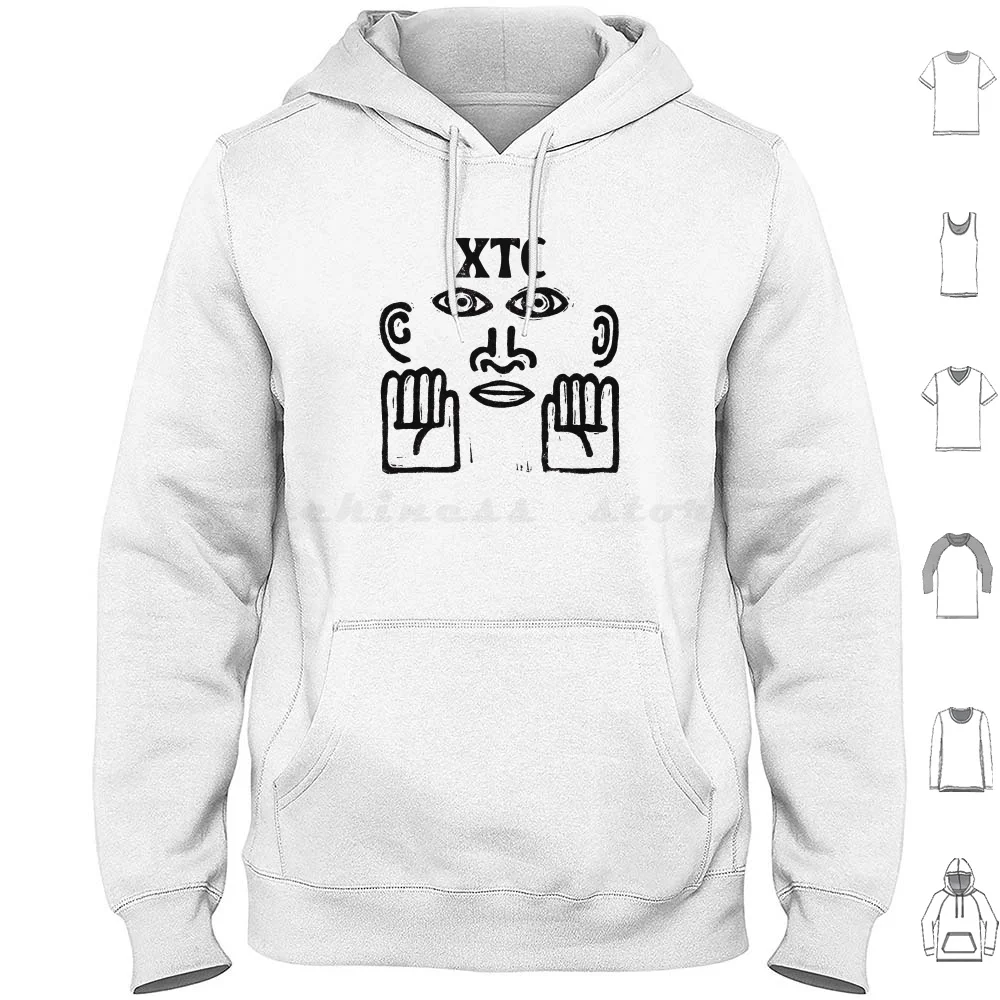 Xtc Music Hoodies Long Sleeve Xtc Xtc Band Andy Partridge Xtc Drums And Wires Xtc Skylarking Xtc English Settlement