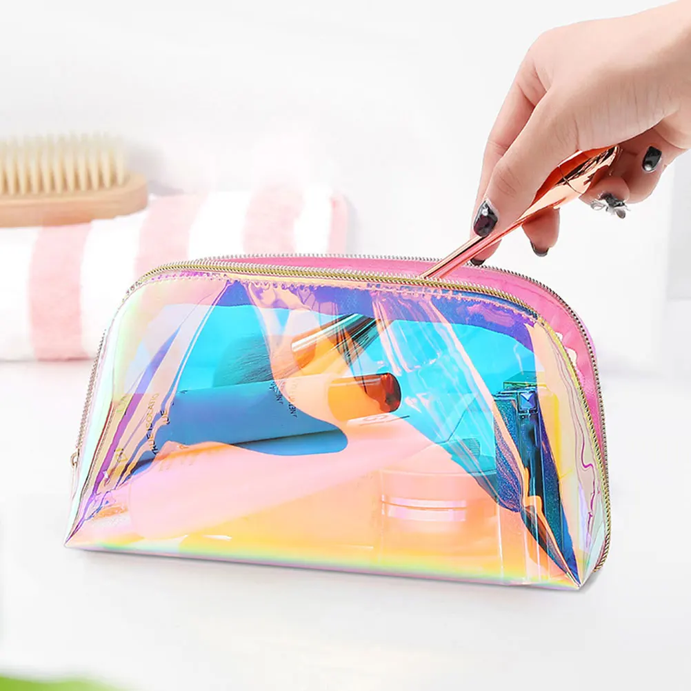 

2 Pcs Shell Bag Feminine Travel Waterproof Pvc Storage Organizer Convenient Makeup Bag Toiletry Accessories