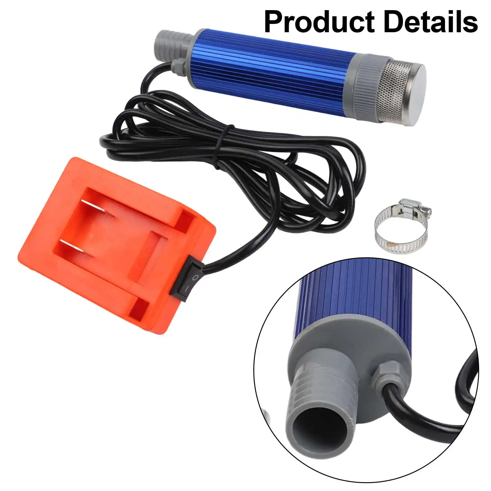 Flexible Movement Lithium Battery Pump Power Tool Accessory Water Transfer Pump Flow Rate 40-60L min Main Lift 4-6m