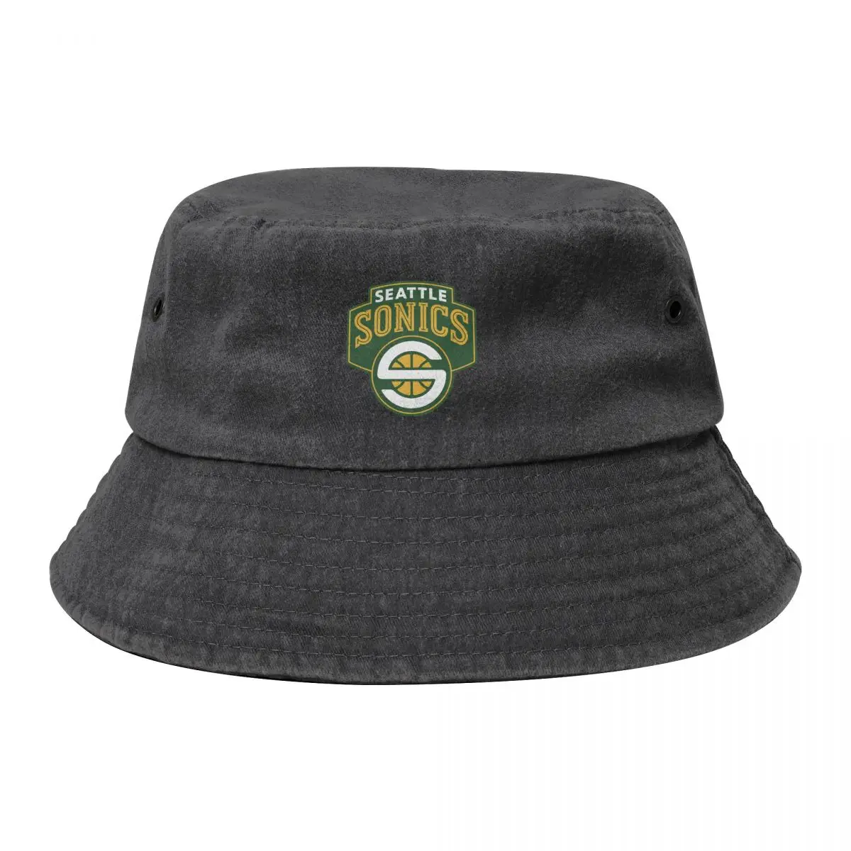 Topi Bucket Logo Seattle Supersonics topi nelayan topi matahari katun