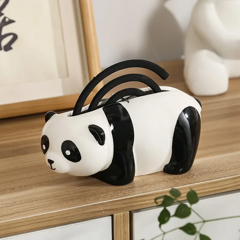 Creative Panda Household Mosquito Coil Disc Anti-scalding and Fireproof Ceramic Mosquito Coil Stove Household Products