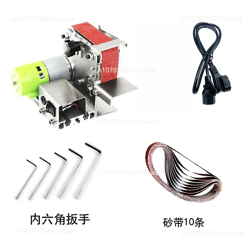 Mini Electric Sander Belt Grinder Multifunctional DIY Knife Sharpener, 775 110-240v 4-axis Variable Speed Handheld Power Tools