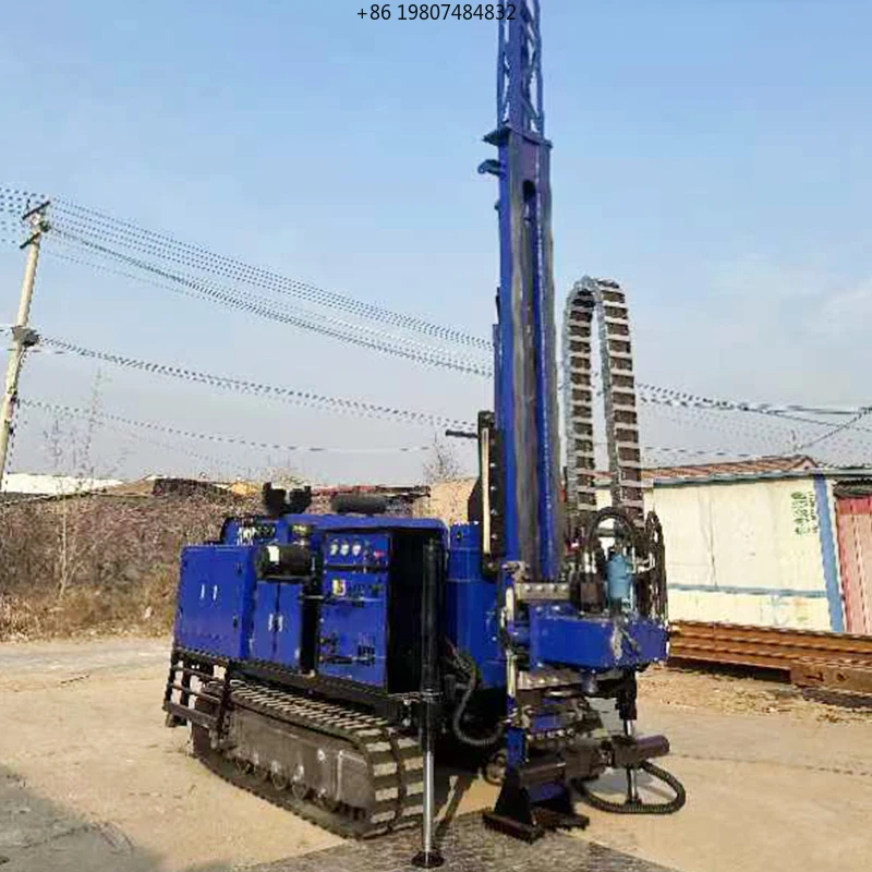 Motor for Mineral Exploration and Geotechnical Engineering Full Hydraulic 300m Exploration Core Drilling Rig with Pump and