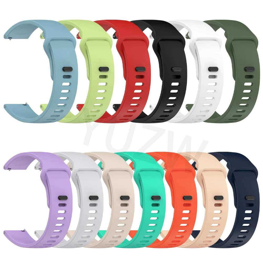 20 مللي متر 22 مللي متر سيليكون حزام ل Garmin Forerunner 570 265 255 245 الموسيقى/Venu 3 Sq 2/2Plus الفرقة ل Vivoactive 6 5 3 سوار الموسيقى #3