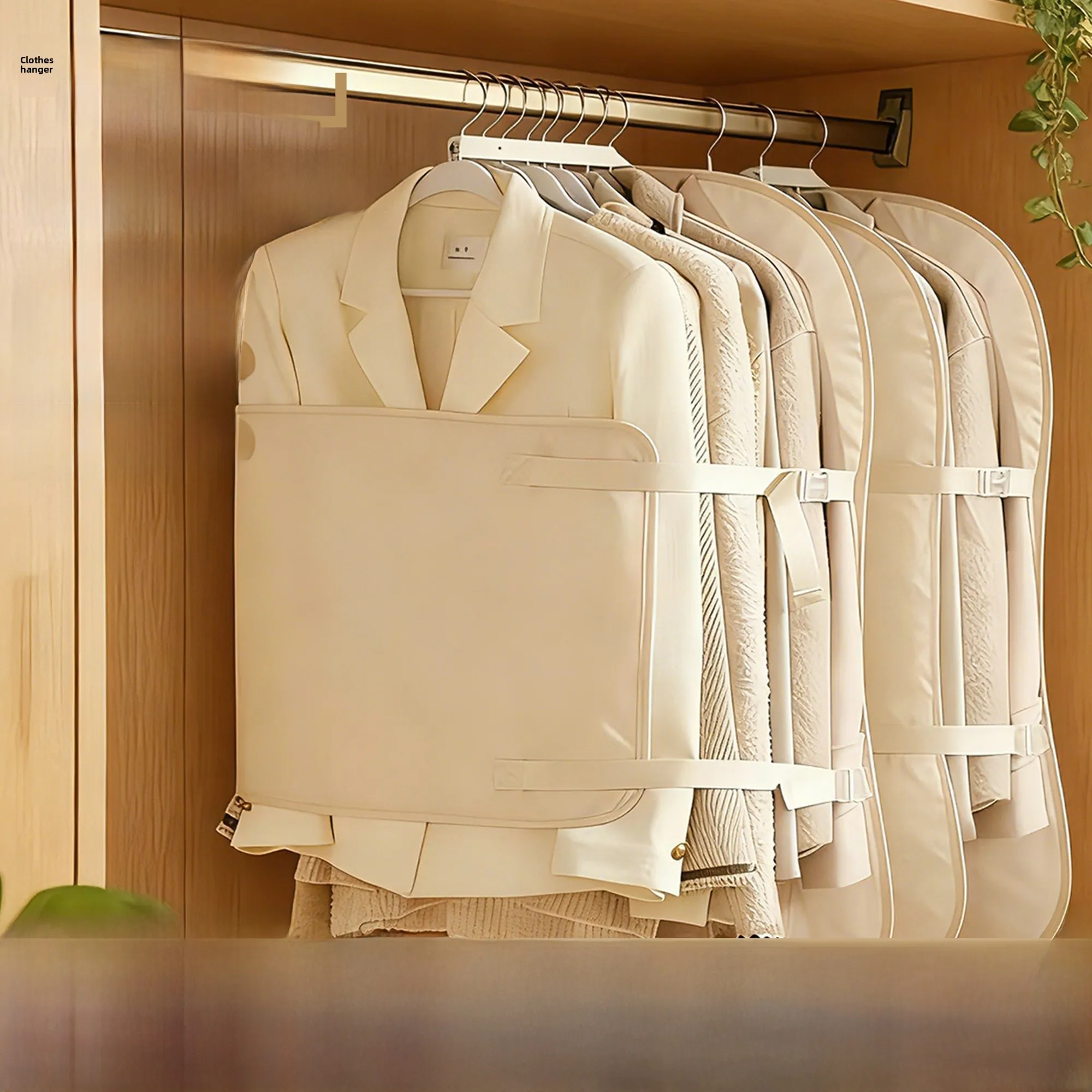 

Foldable Dustproof Clothes Storage Board Fabric down Jacket Storage Bag Wardrobe Organizer Tool for Clothing Storage