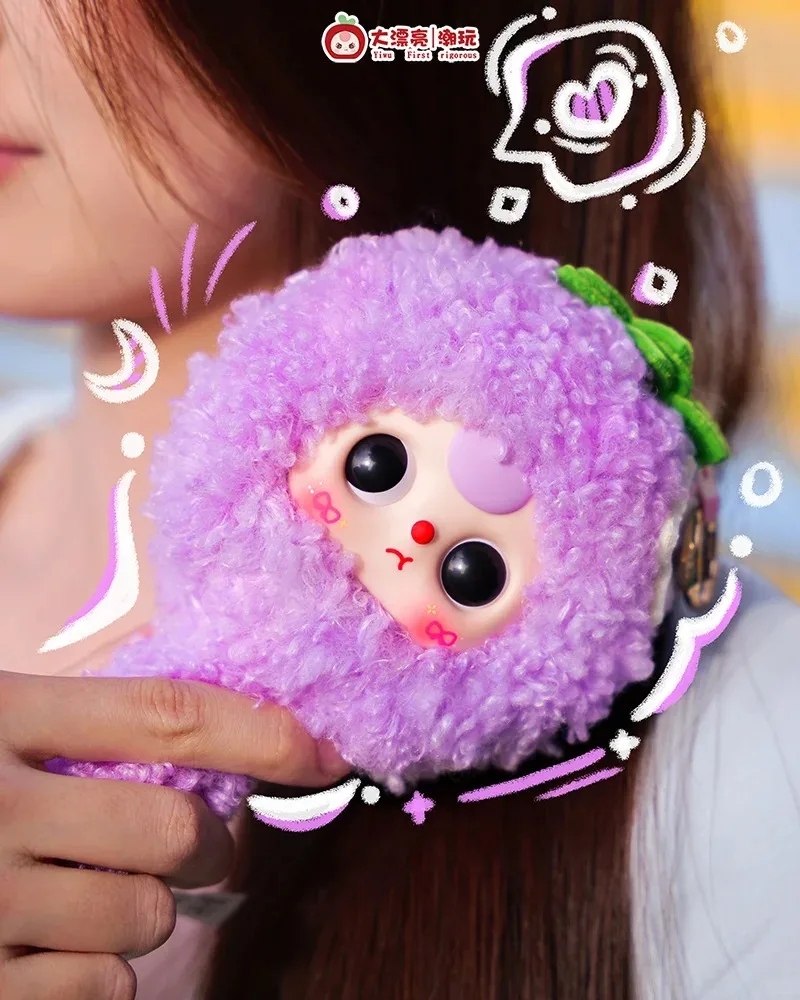 Bebê três pequim limitado pente seu cabelo série de pelúcia caixa cega jogo na moda bonito uso diário pente coleção caixa mistério presente