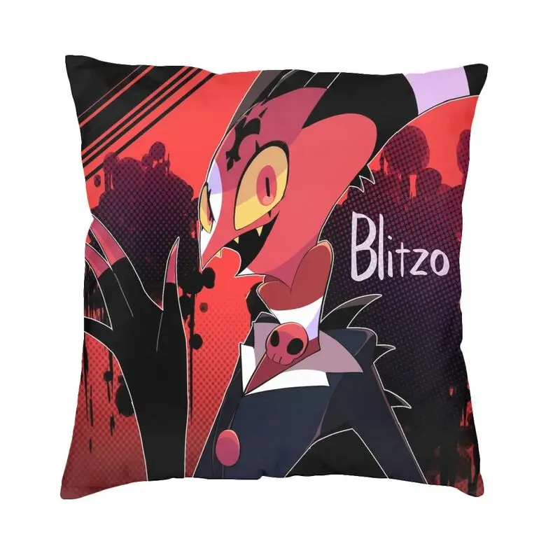 Funny Cartoon Comics Tv Helluva Boss Square Throw Pillow Case Decoration 3D Two Side Printed Cushion Cover for Living Room