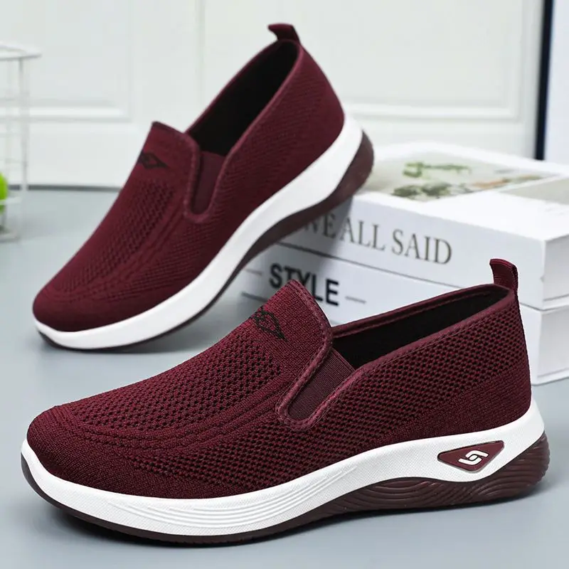 Fashion Shoes For Woman Cotton Flats Breathable Slip On Ballet Flats Women\'s Summer Footwear Barefoot Sports Sneakers Espadrille