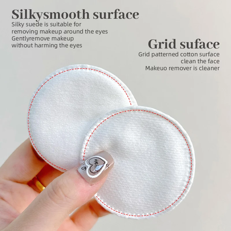 150 قطعة/300 قطعة مكياج دائري احترافي، يمكن استخدامها للتنظيف اليومي وإزالة المكياج والملابس الرطبة.