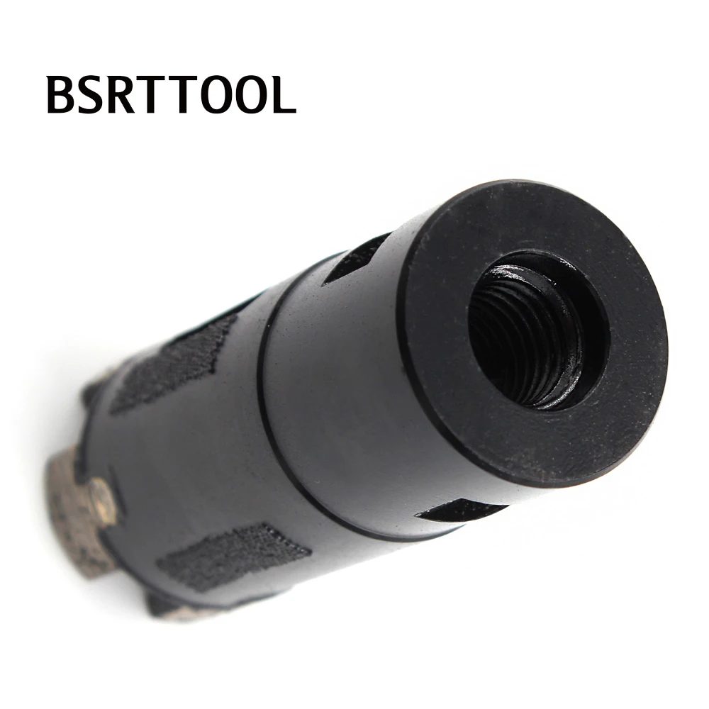 Imagem -05 - Bsrttool Seco Diamante Perfuração Núcleo Bits Cortador de Cerâmica Telha 14 811 Rosca para Granito Mármore Concreto Pedra Broca Ferramenta