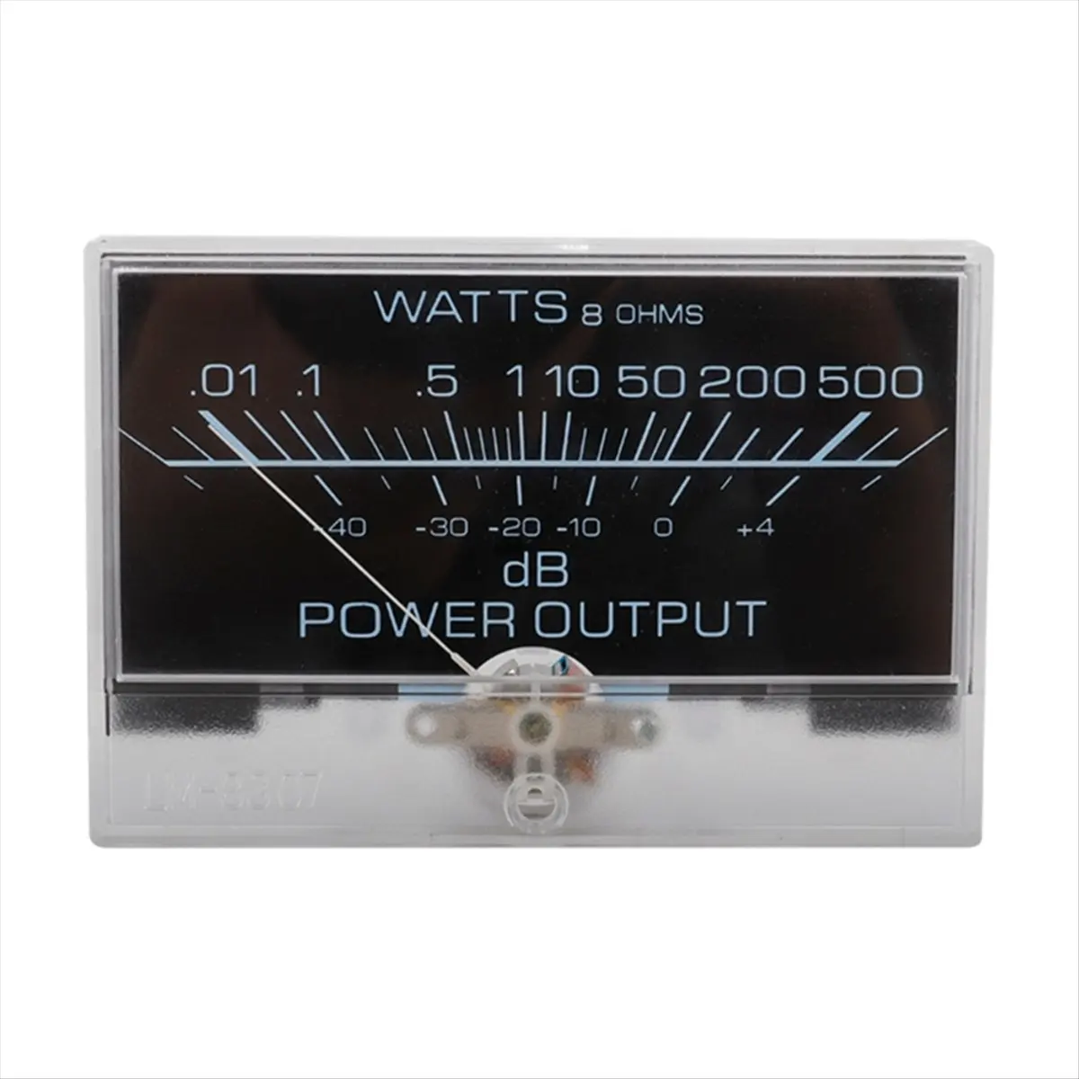 SCLS 12-16V VU Meter Analog Panel Audios Level Meter Blue Backlights No Need Driver for Power Amplifier Digital Power Meter