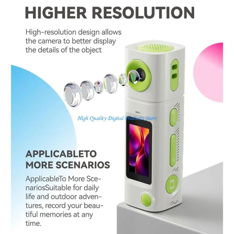

U2JE Lens Keychain Camera 2K Quality 32GB Storage and Card Reader For Travel