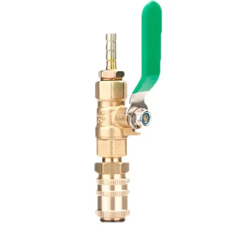 

ABTU-1PCS Car Auto Transmission Fluid Oil Filling Adapter Connector Ball Valve For Most Car