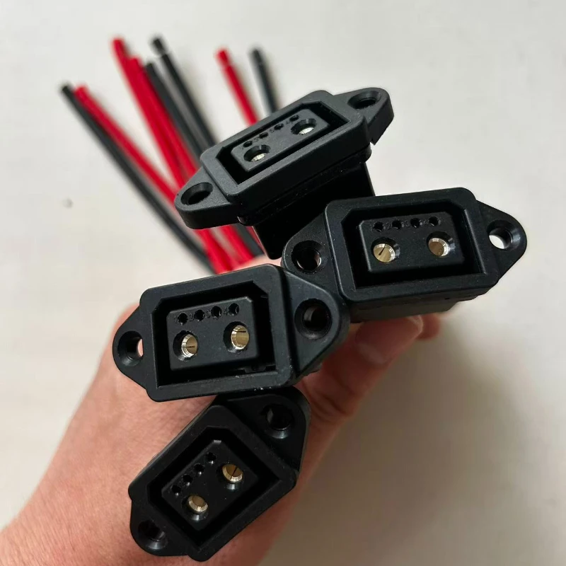 2+4 Battery Connector Wire Electric Vehicle Lithium Battery 2+6 Charging Port Plug Socket High Current E-bike Power Cord Adapter