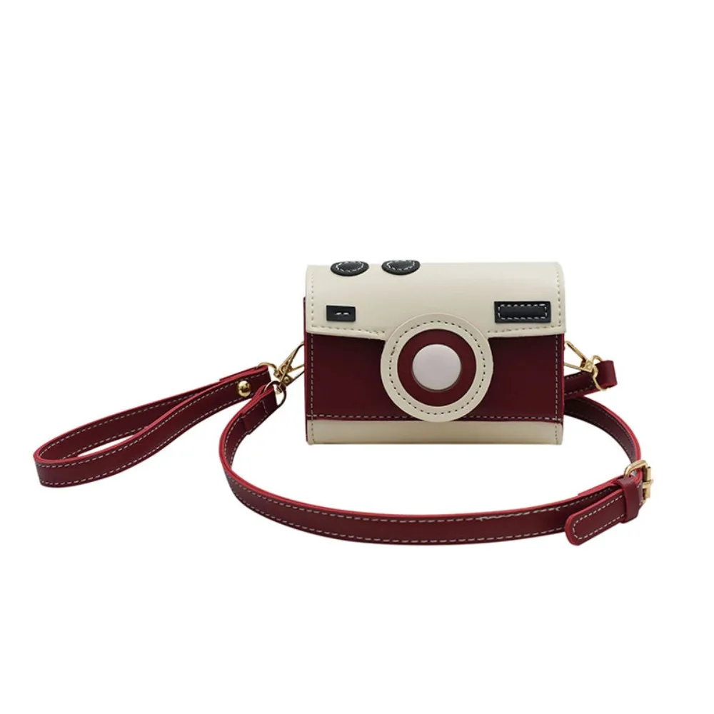 

Cute PU Camera Bag Small Phone Bag Small Square Bag Cartoon Crossbody Bag Box Bag Women