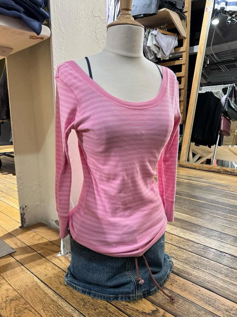 Cotton Pink Striped T-shirts Shorts Set Women Cute Slim U-neck Top+Elastic Waist Short Pant Cozy Sweet Home Pajama 2 Piece Sets