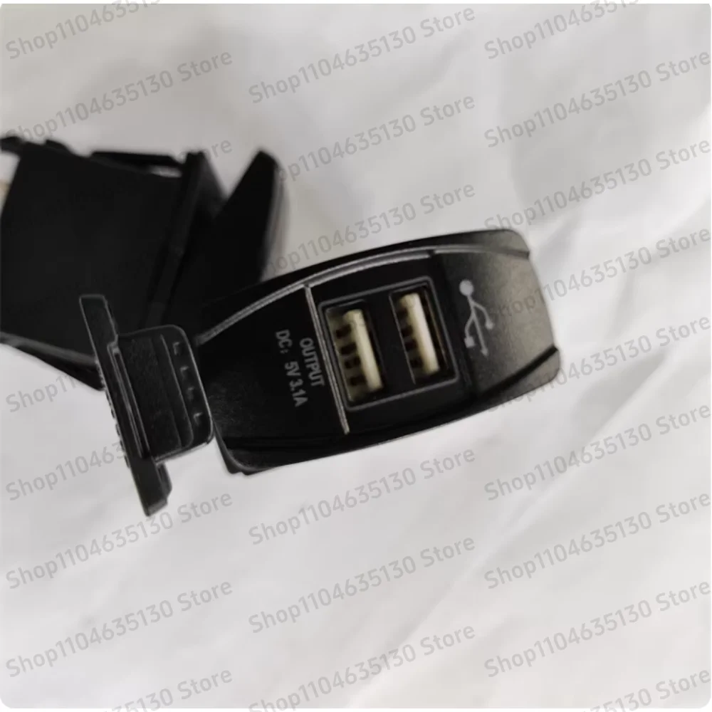 2pcs USB Smart Display Terminal Charger Power Port Cab Modification Interface Compatible with Excavators