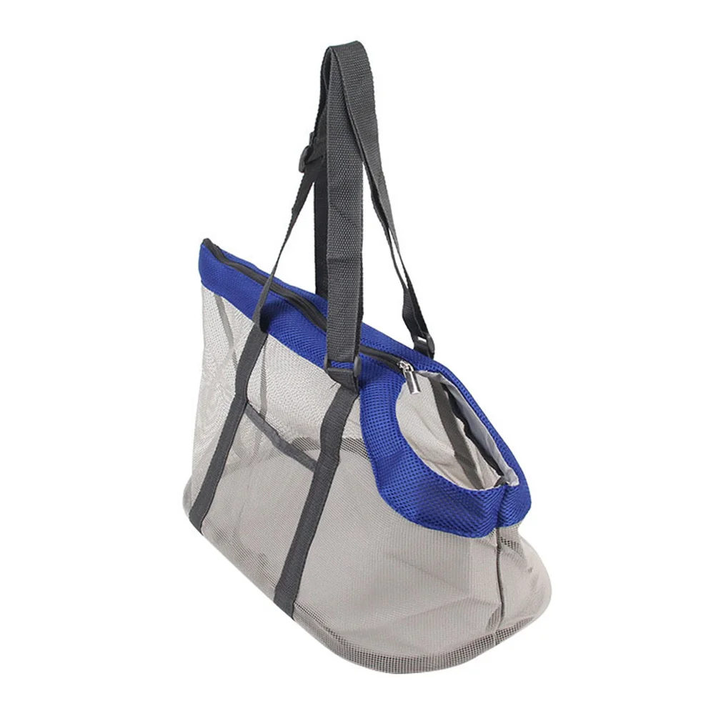 حقيبة الحيوانات الأليفة تنفس شبكة كبيرة جرو حقيبة سفر للكلاب الصغيرة في الهواء الطلق حقيبة يد القط الناقل للطي الكلب الناقل لرحلة التخييم