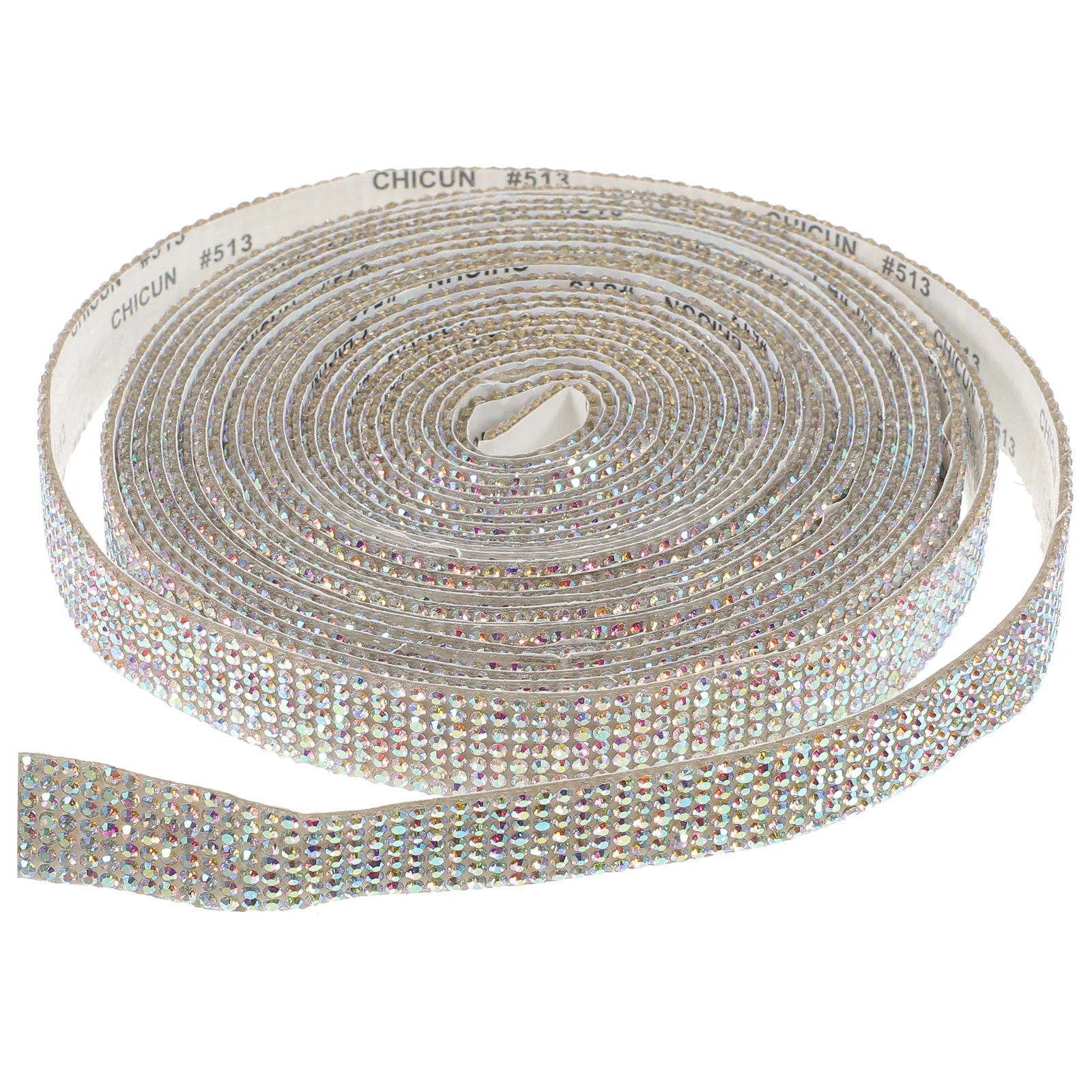 

1 Roll Costume Rhinestone Ribbon Strip Self Adhesive Sparkling Decorative Craft Tape for Clothes Bags Shoes DIY Wedding Decor
